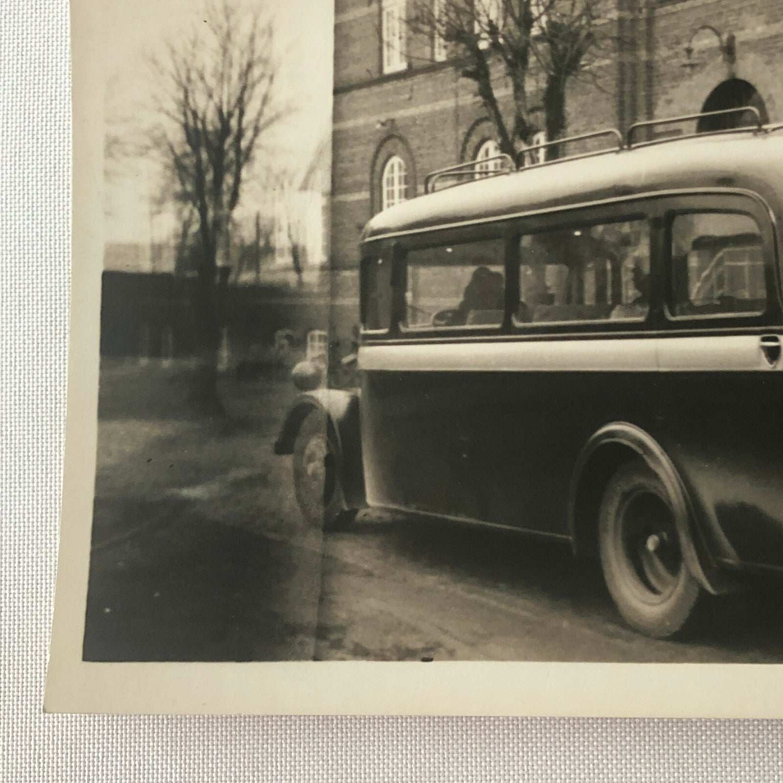 Antique Vintage Bus Photo Photograph Print