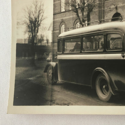 Antique Vintage Bus Photo Photograph Print