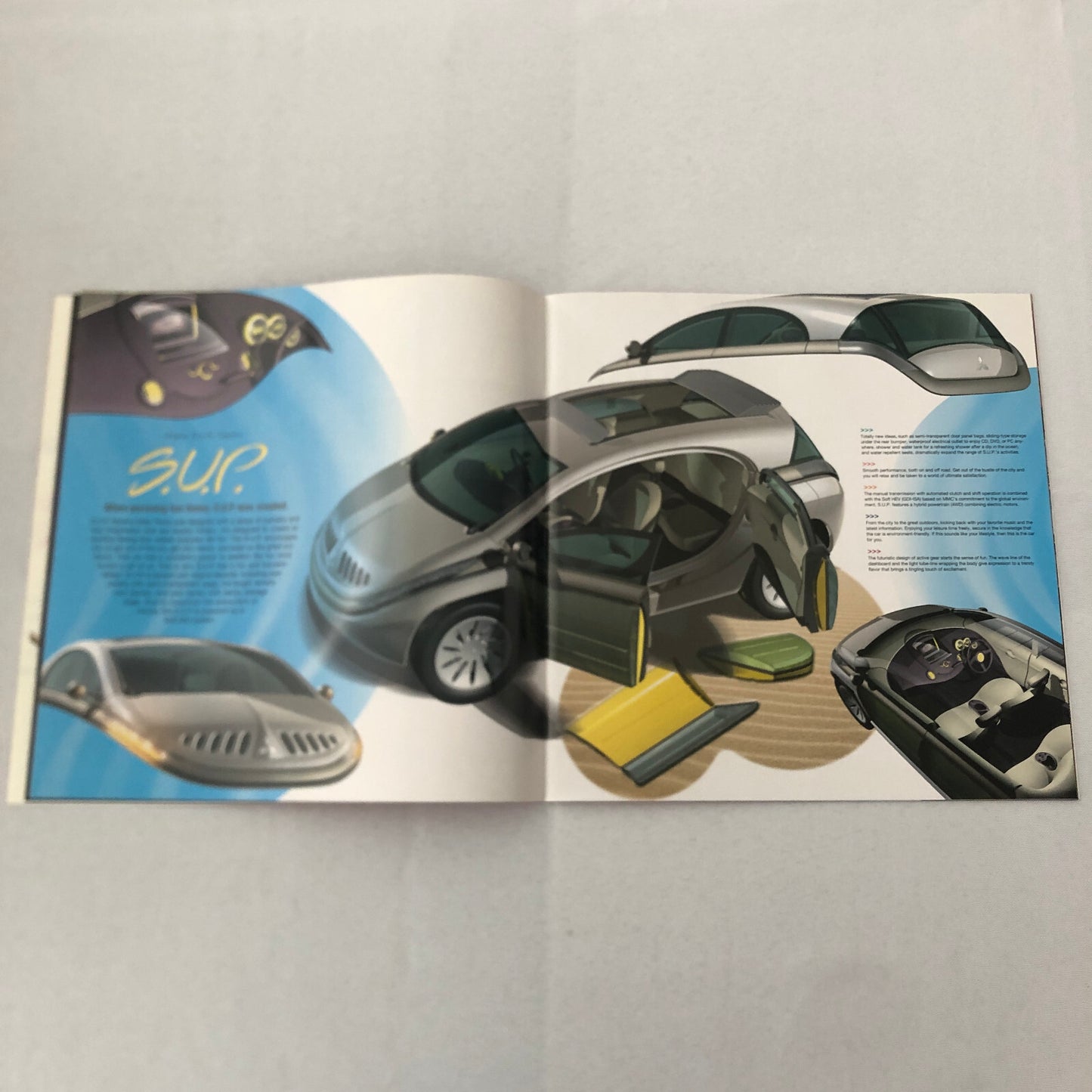 2001 Mitsubishi Concept Car Prototype Press Kit Tokyo Motor Show JDM CZ-3 SUP +
