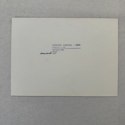 1969 Peugeot 504 Coupe Carrozzeria Pininfarina Factory Press Photograph Photo