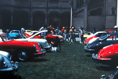 Porsche 356 Car Show 35mm Photo Slide Vintage 1981