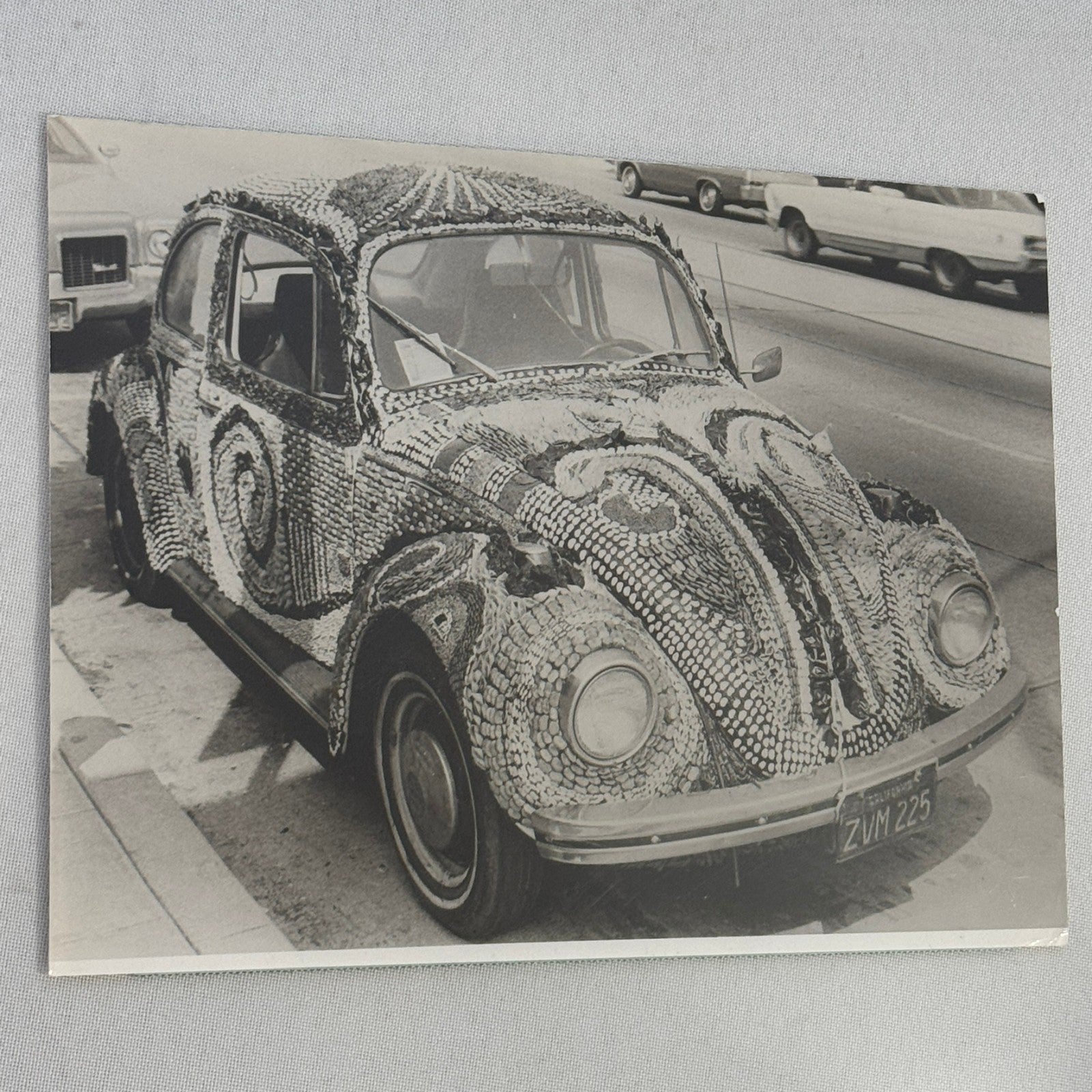 Vintage Volkswagen Beetle Art Car Lima Beans Photo Photograph Los Angeles