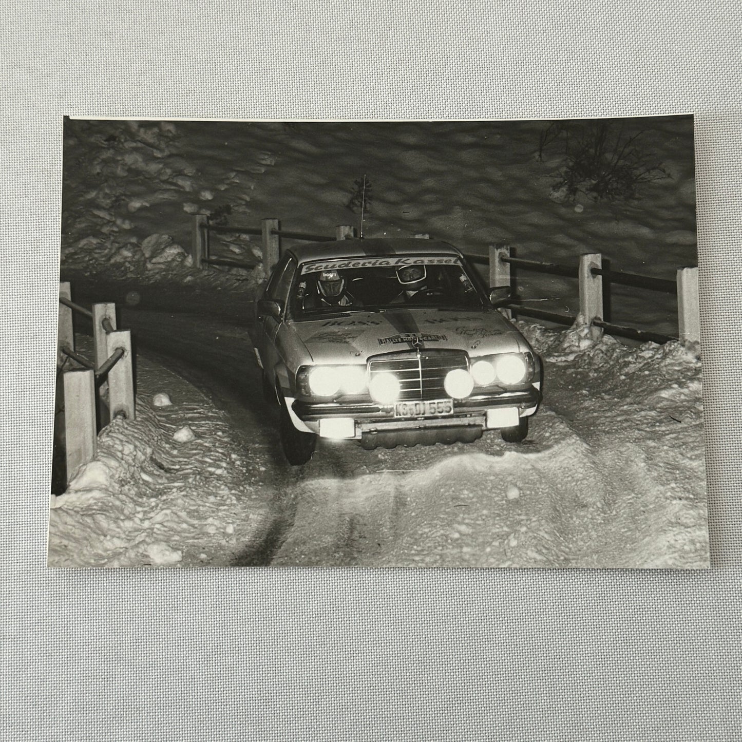 1980 Rallye Monte Carlo Press Photo Photograph DPPI Mercedes Benz 280E 280CE 280