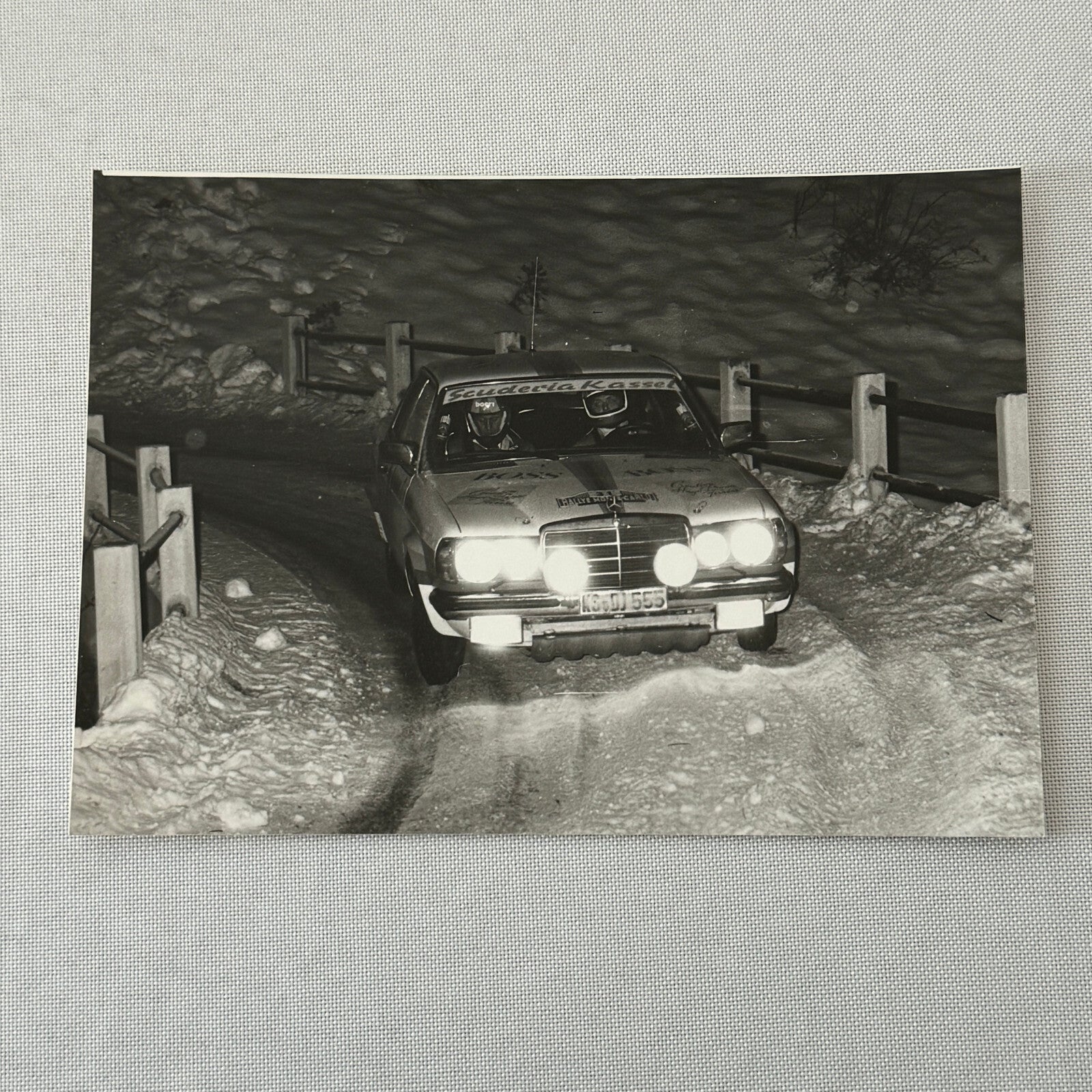 1980 Rallye Monte Carlo Press Photo Photograph DPPI Mercedes Benz 280E 280CE 280