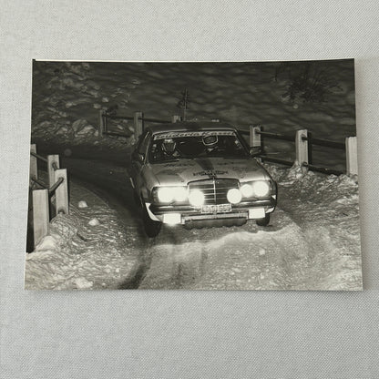 1980 Rallye Monte Carlo Press Photo Photograph DPPI Mercedes Benz 280E 280CE 280