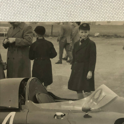 Vintage Grand Prix Car Racing Photo Photograph Print 