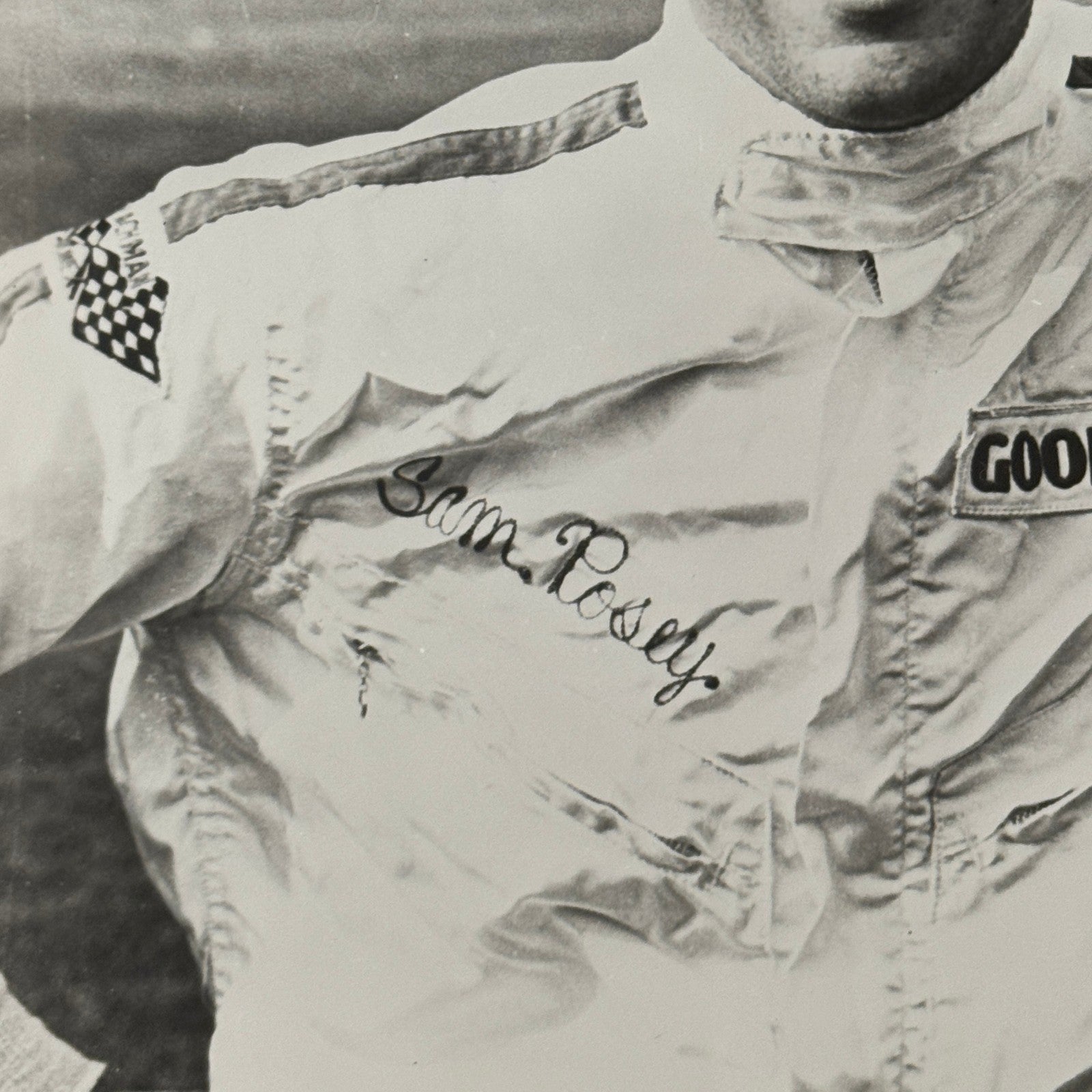 Vintage Racing Photo Photograph Driver Sam Posey