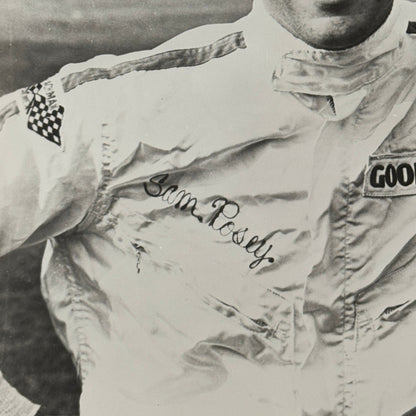 Vintage Racing Photo Photograph Driver Sam Posey