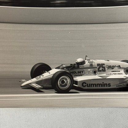 1987 Indy Racing Photo Photograph Print Al Unser Sr March Cosworth Car