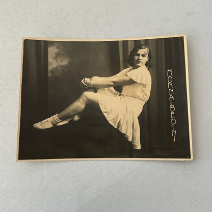 Vintage Circus Juggling Acrobat Act Nonna Bedini Tafani Photo Photograph