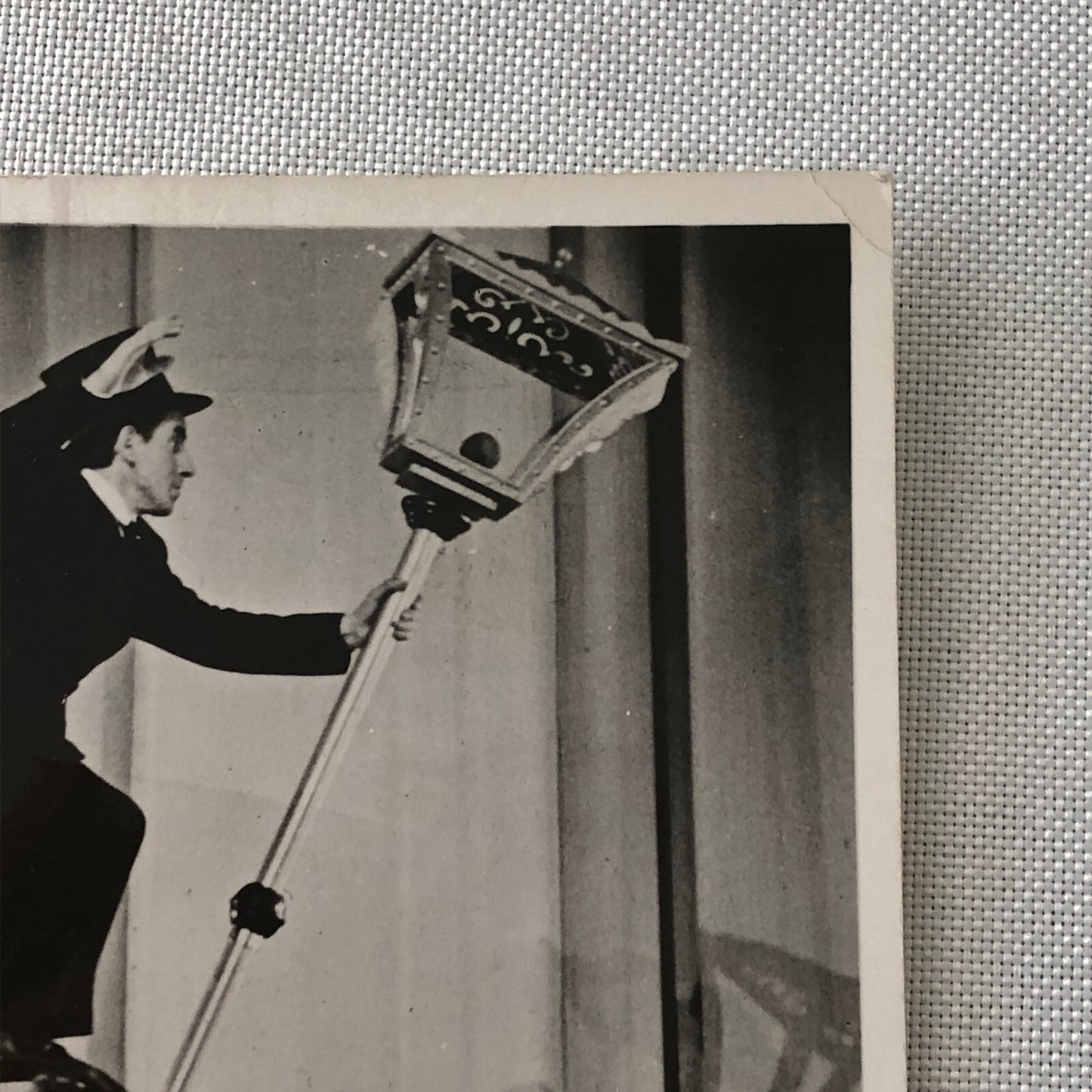 Circus Performer Balancing on Unicycle Photo Photograph Vintage