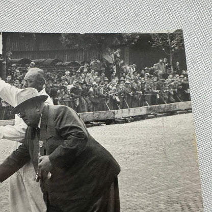Vintage Car Racing Motorsport Photo Photograph Print Unidentified Officials