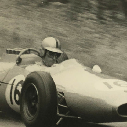 Vintage Racing Car Press Photo Photograph Print 