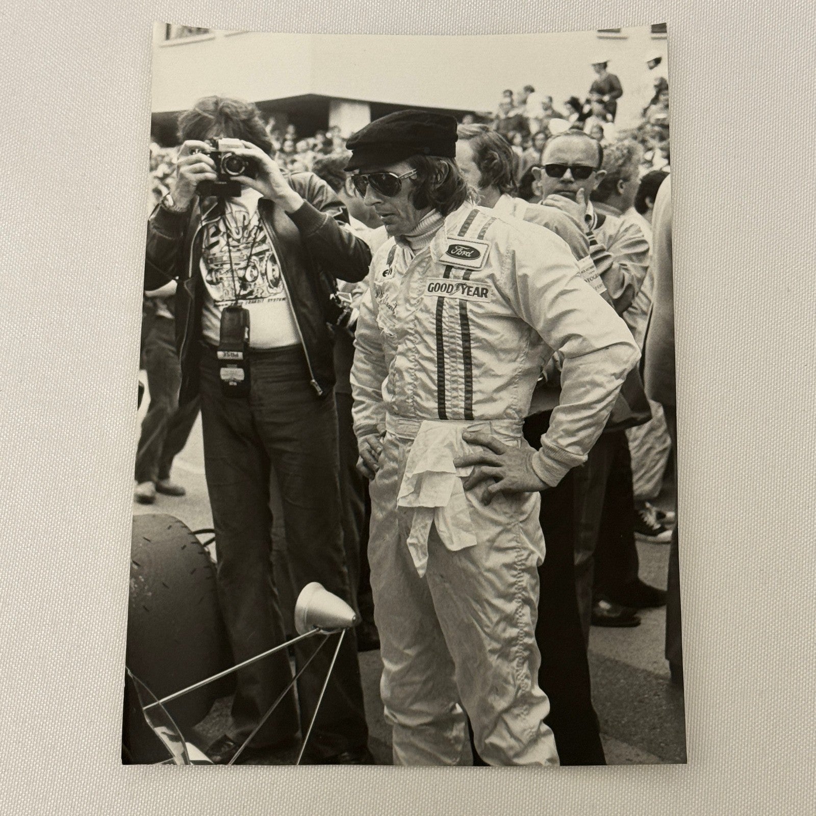 Vintage Racing Photo 1971 Monaco Grand Prix Race Jackie Stewart Motorsport