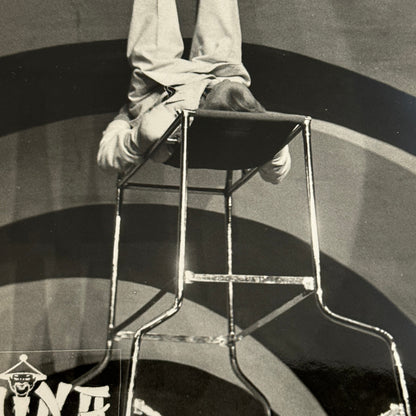 Vintage Circus Photo Juggling Balancing Act Performer Photograph