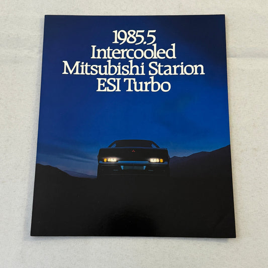 Mitsubishi Starion ESI Turbo Car Sales Brochure Catalog 1985.5 1985 1986