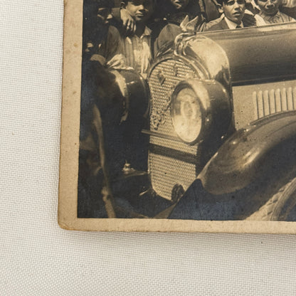 Antique Chrysler Car Automobile Photo Photograph Italian Photographer Stamp
