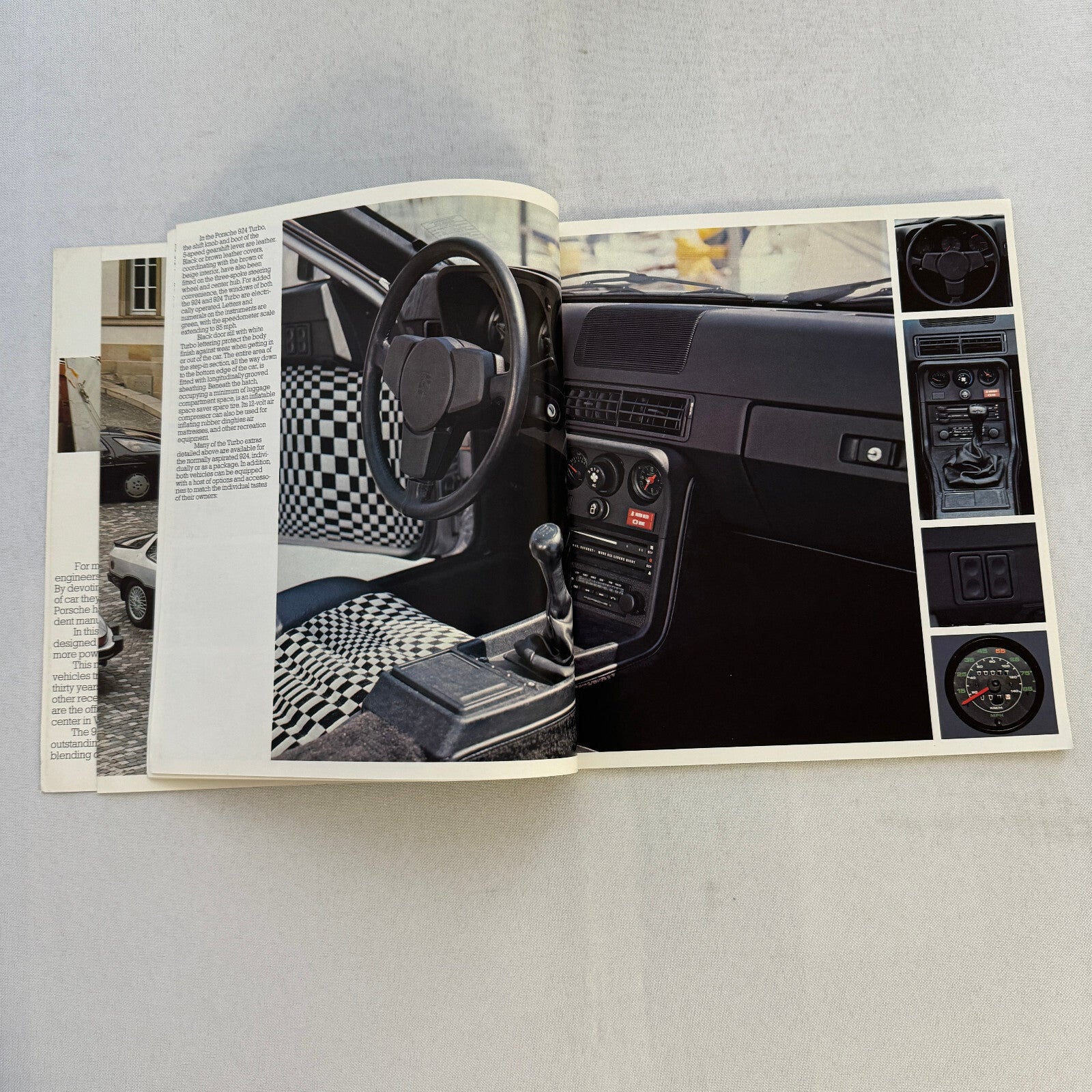 1980 Porsche 924 and 924 Turbo Sales Brochure Catalog Advertising