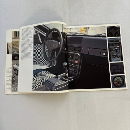 1980 Porsche 924 and 924 Turbo Sales Brochure Catalog Advertising