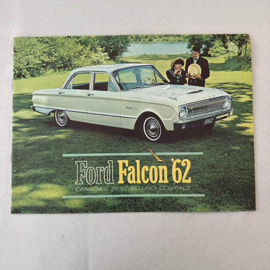 1962 Ford Falcon Car Sales Brochure Catalog Canadian Club Wagon Van Wagon +