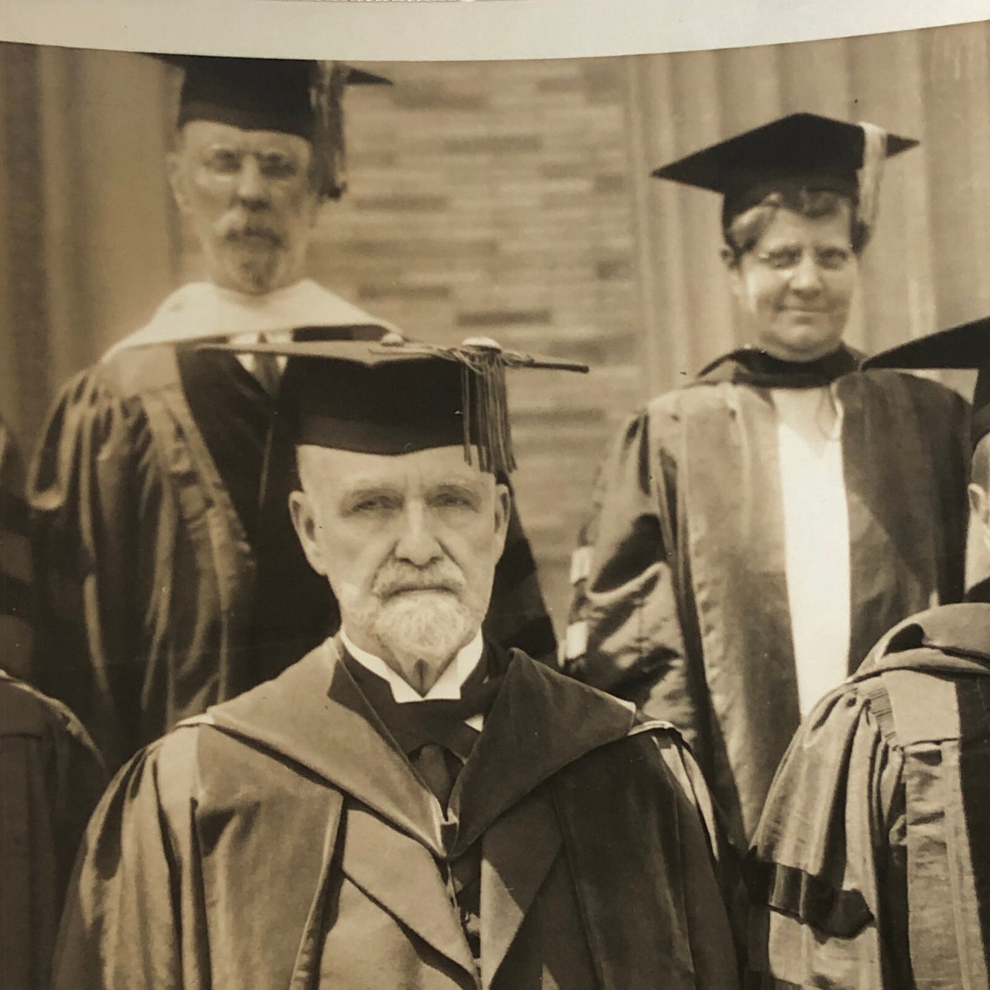 Press Photo Photograph New York University Honorary Degree Tresury Secretary