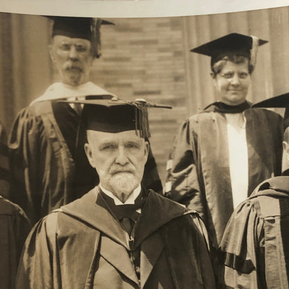 Press Photo Photograph New York University Honorary Degree Tresury Secretary