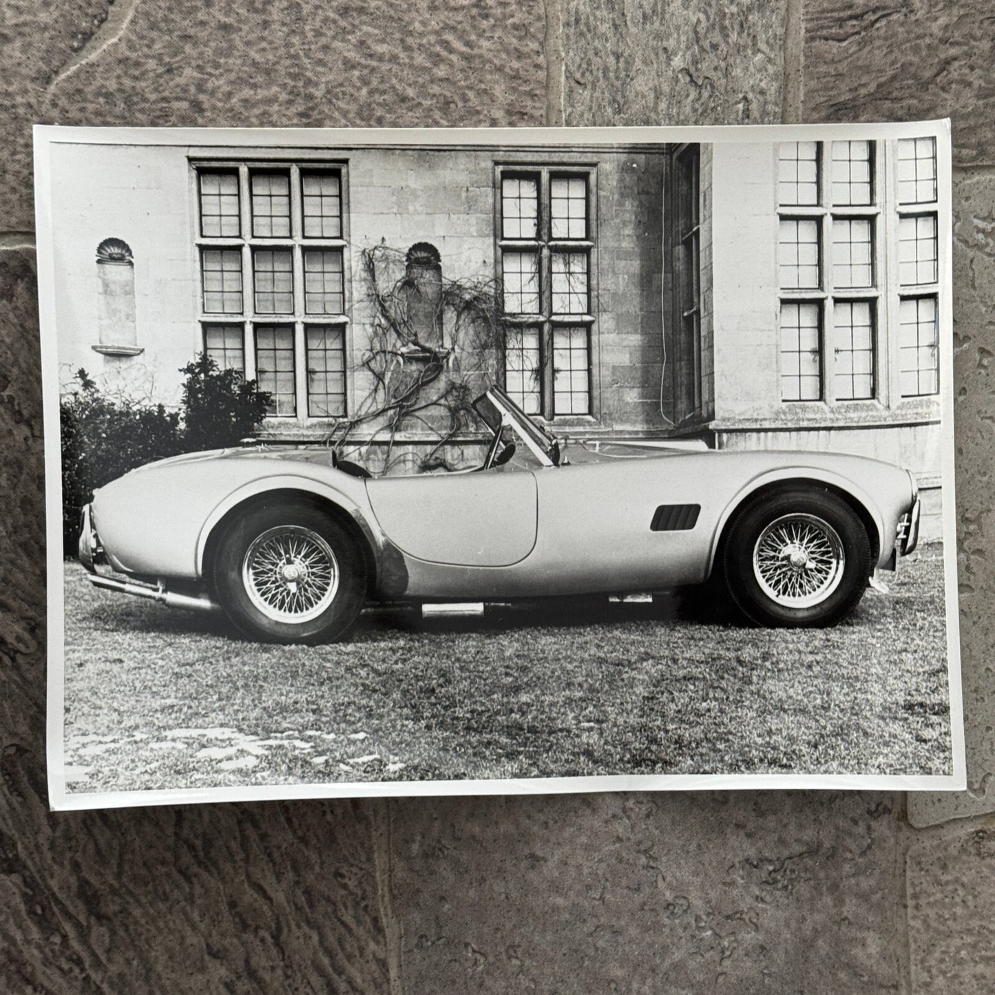 Shelby Cobra AC Cobra  Vintage Car Photo Photograph Print - Sothebys Auction