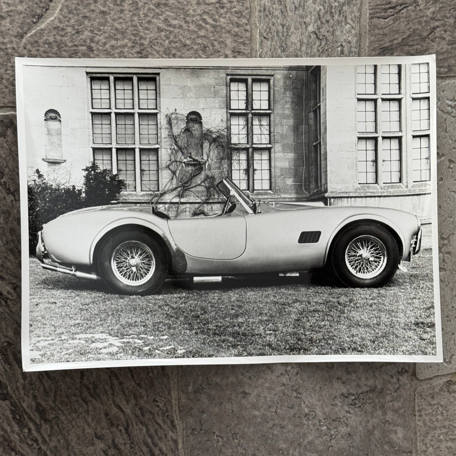 Shelby Cobra AC Cobra  Vintage Car Photo Photograph Print - Sothebys Auction
