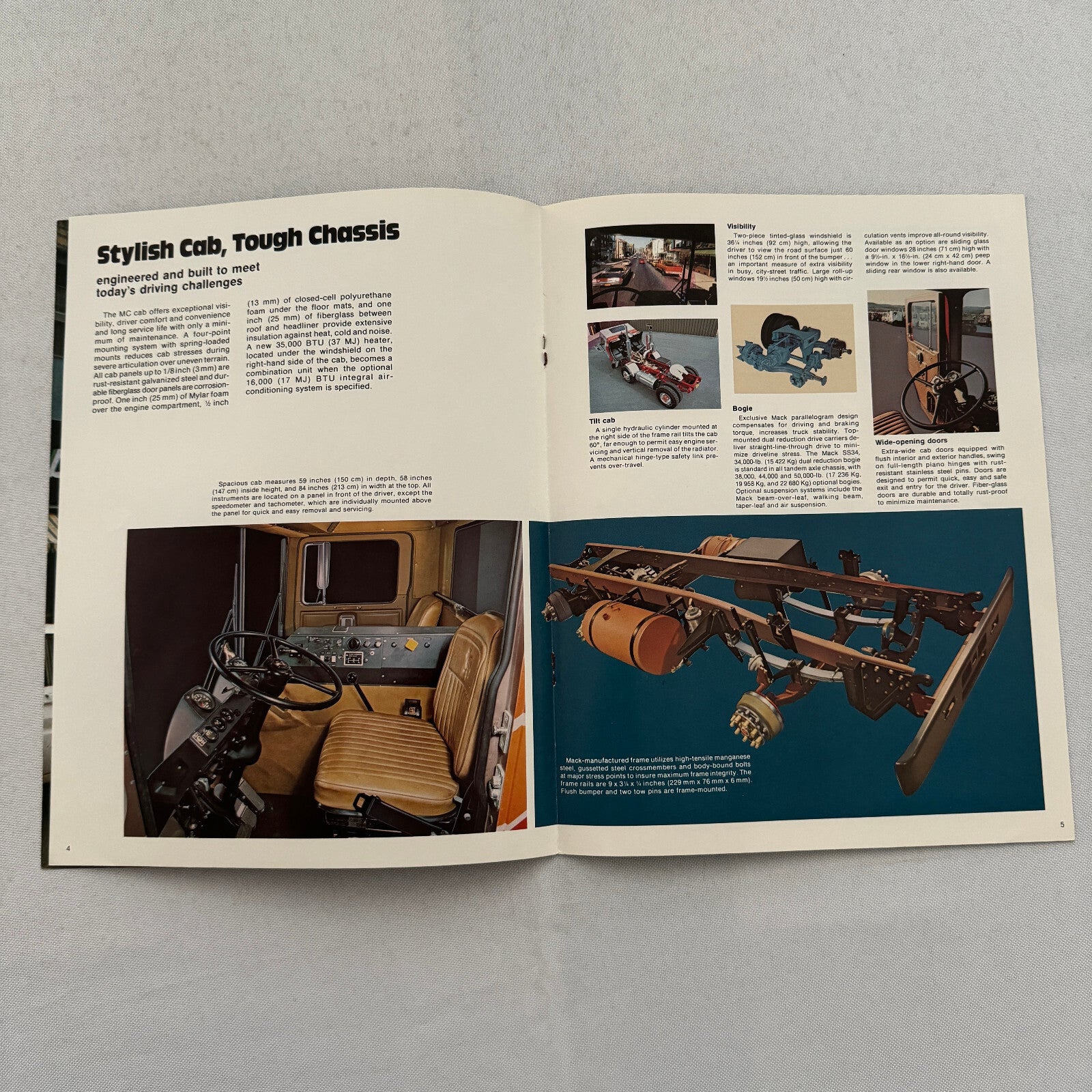 Mack MC Truck Sales Brochure Catalog Advertising
