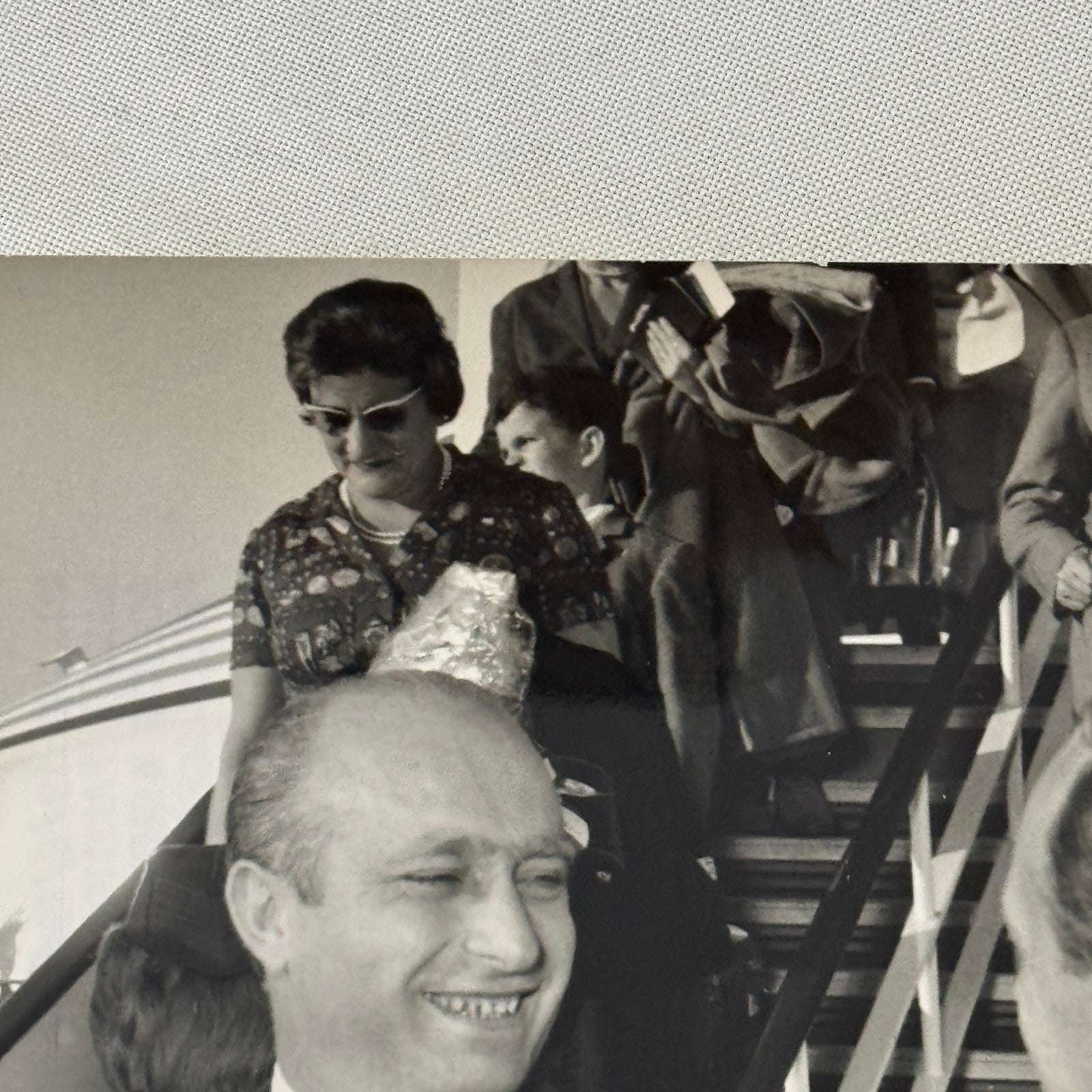 Juan Manuel Fangio Racing Driver Press Photo Photograph Print Vintage Italian