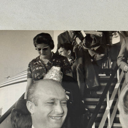 Juan Manuel Fangio Racing Driver Press Photo Photograph Print Vintage Italian