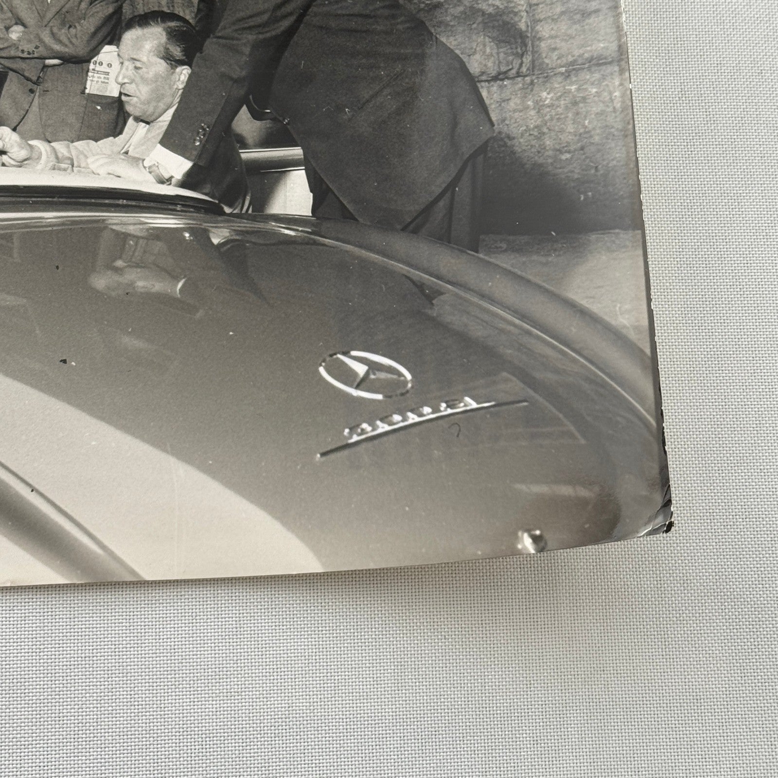 Juan Manuel Fangio Mercedes 300 SL Roadster Italian Press Photo Photograph 1958