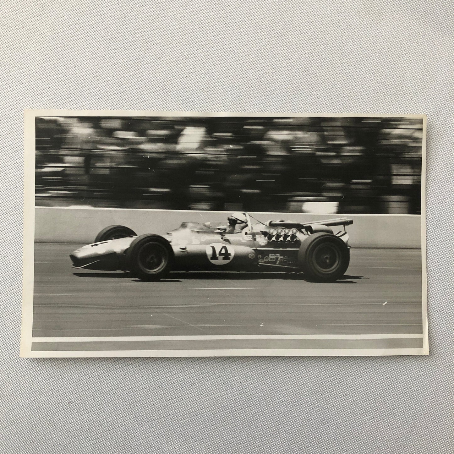 Vintage Indy 500 Indianapolis 500 1967 Racing Photo Photograph AJ Foyt Car