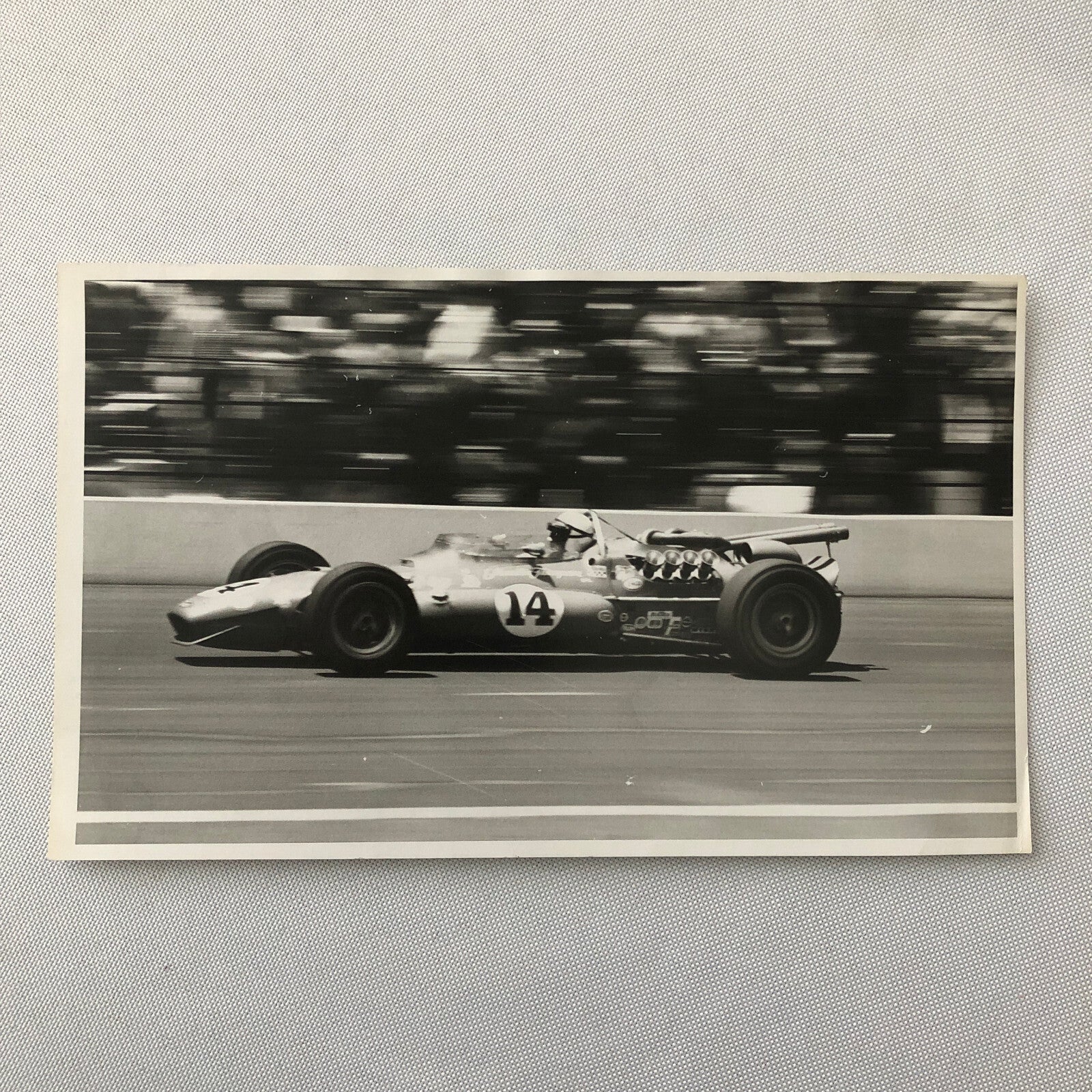 Vintage Indy 500 Indianapolis 500 1967 Racing Photo Photograph AJ Foyt Car
