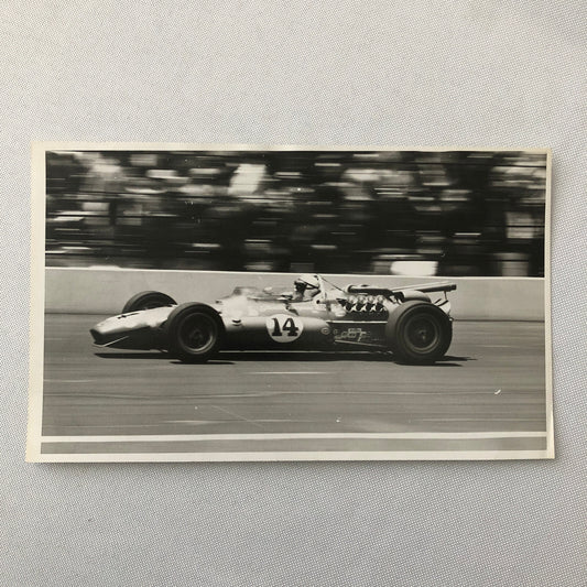 Vintage Indy 500 Indianapolis 500 1967 Racing Photo Photograph AJ Foyt Car