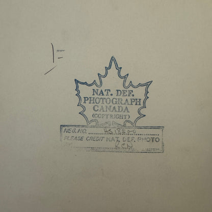 Royal Canadian Navy Military Ship Photo Photograph Vintage