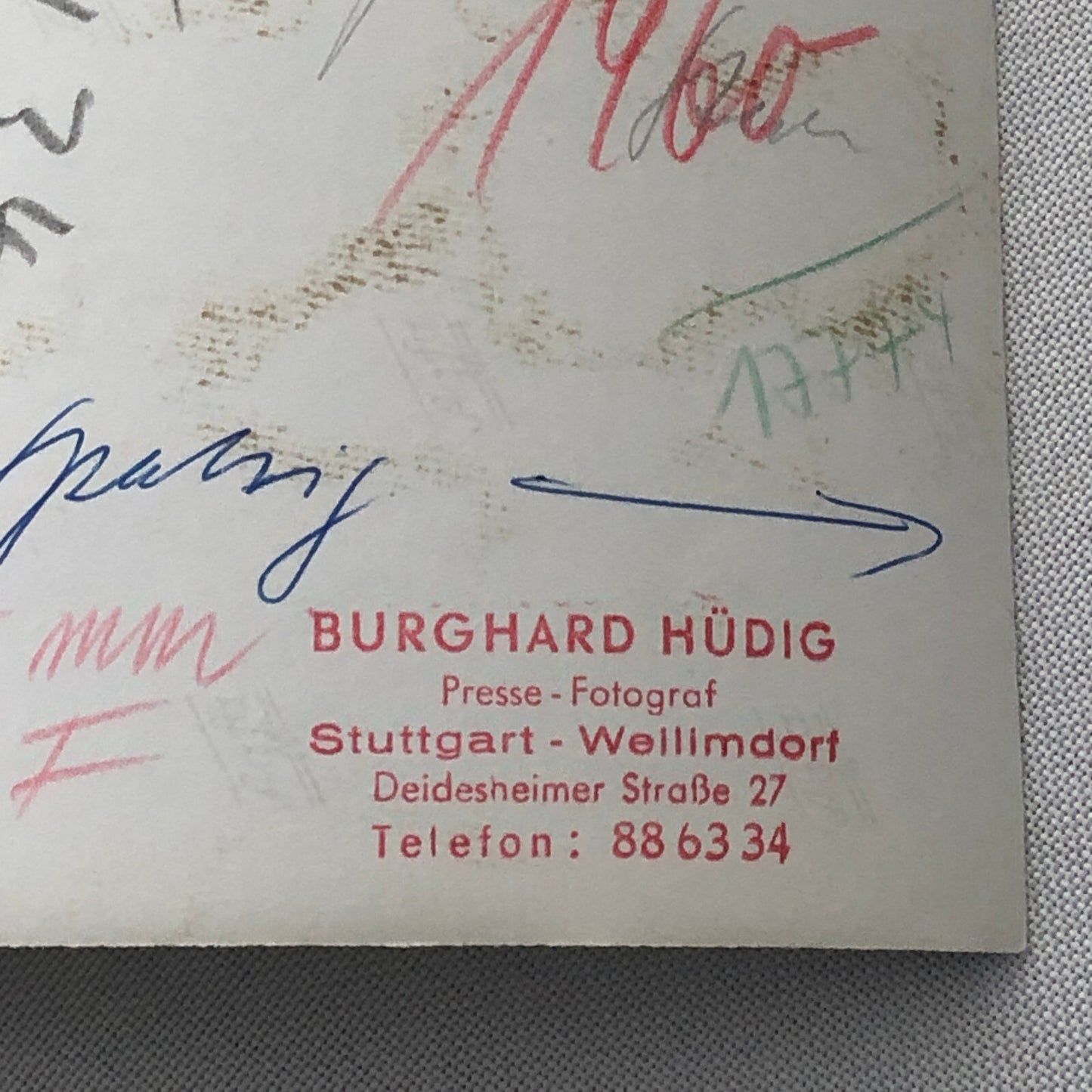 Vintage Solitude Grand Prix Racing Photo Photograph 1960