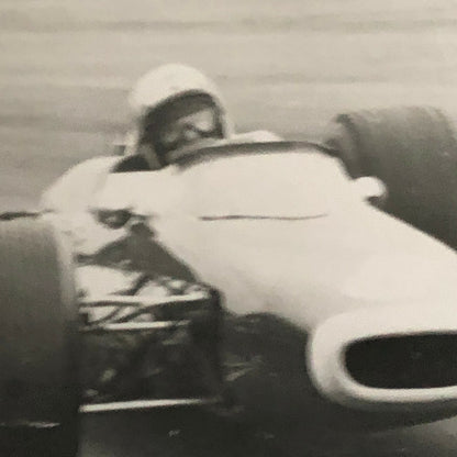 Vintage Racing Car Driver Photo Photograph Print 