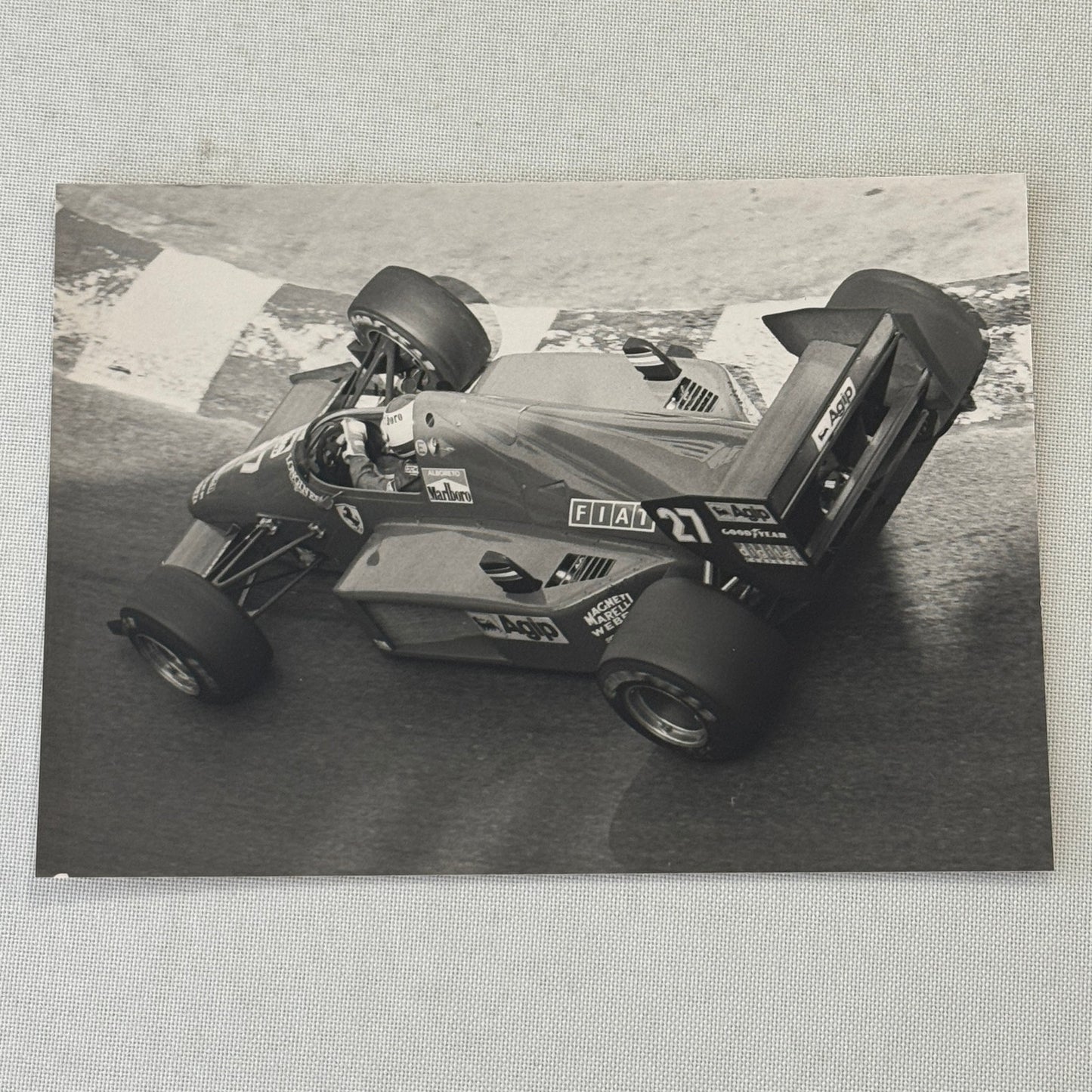 Michele Alboreto Ferrari 126C2 F1 Formula One Racing Photo Photograph Print 1985