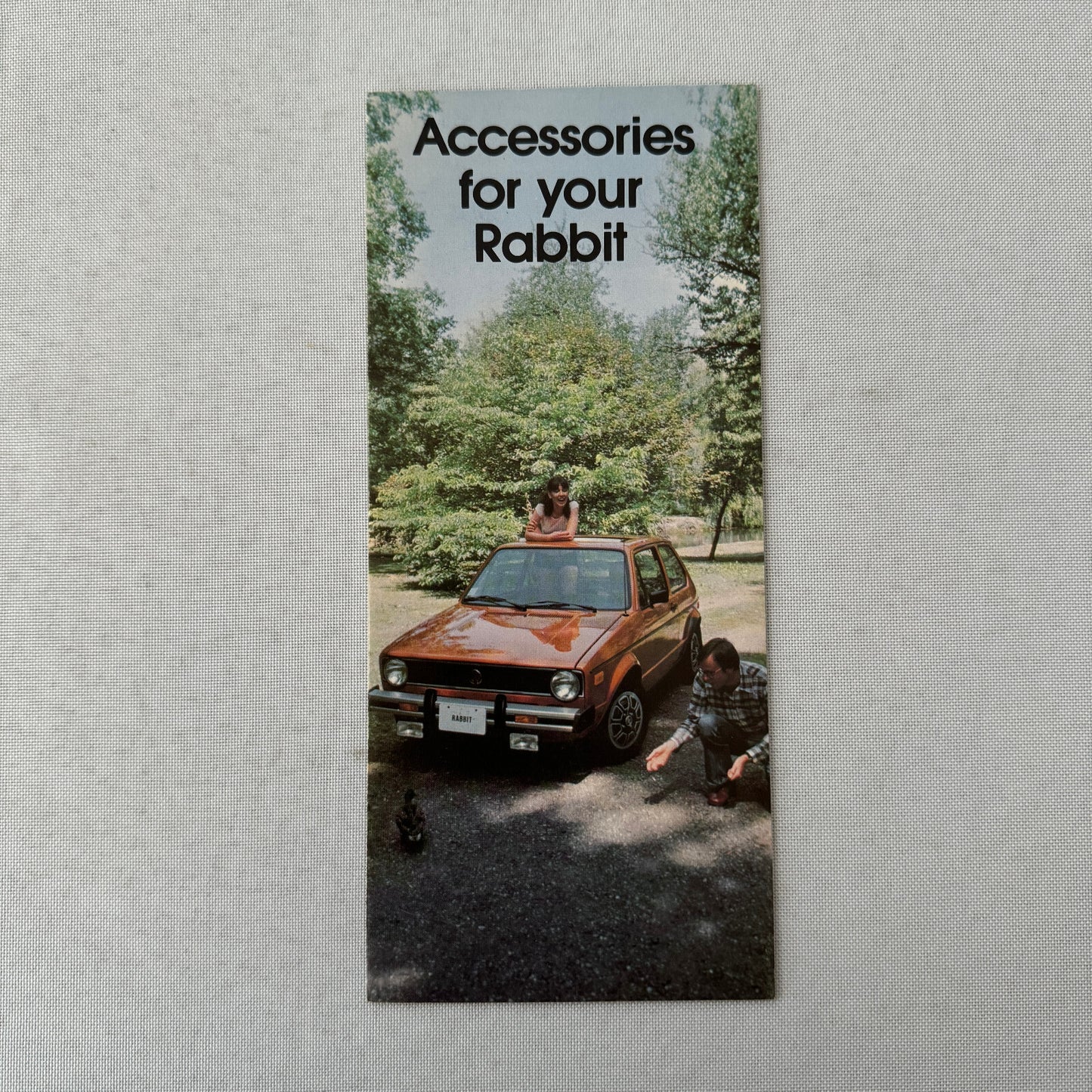 Volkswagen VW Rabbit ACCESSORIES Sales Brochure Catalog Woody 1977 1978