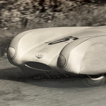 Vintage Racing Photo Photograph Print Unidentified Car Driver Julius Weitmann
