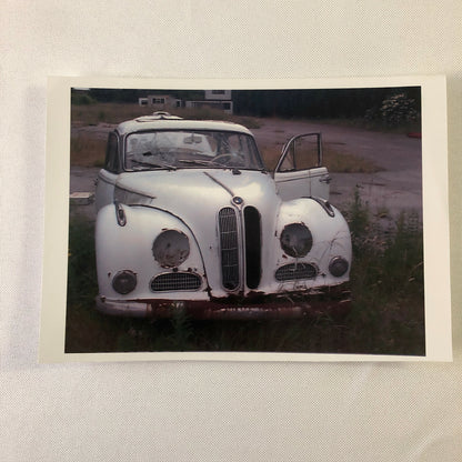 Vintage 1954 BMW 501 V8 Car Barn Find Junk Yard Photo Photograph Print 