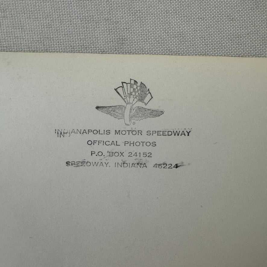 Vintage Indy 500 Racing Photo 1973 Cadillac Official Pace Car Photograph