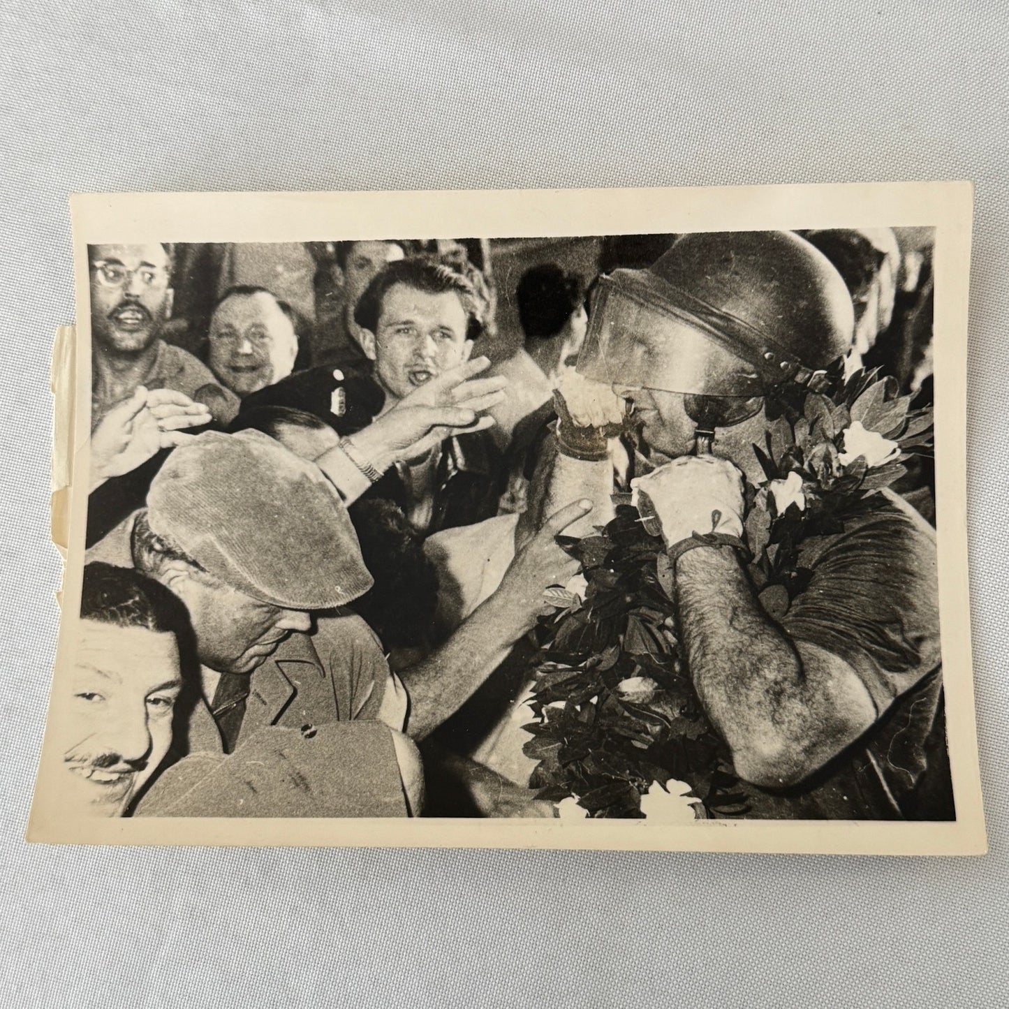 Juan Manuel Fangio Buenos Aires Grand Prix Racing Win Press Photo Photograph 58