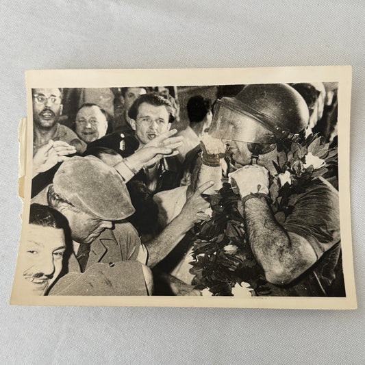Juan Manuel Fangio Buenos Aires Grand Prix Racing Win Press Photo Photograph 58