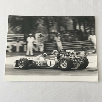 Vintage 1976 Formula 2 F2 Rouen Grand Prix Racing Photo Photograph ELF Renault