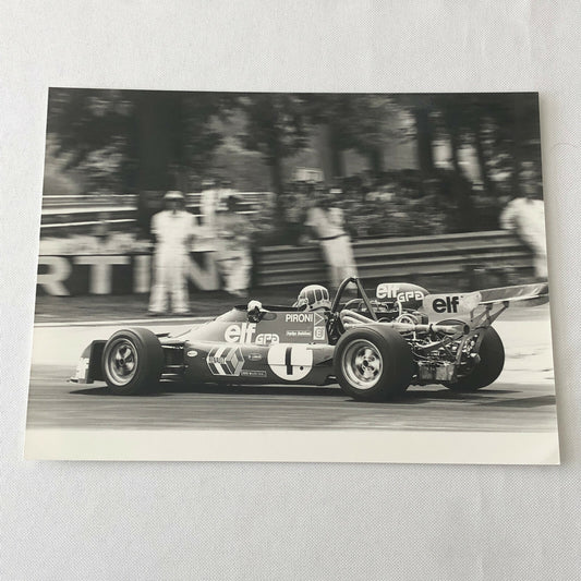 Vintage 1976 Formula 2 F2 Rouen Grand Prix Racing Photo Photograph ELF Renault