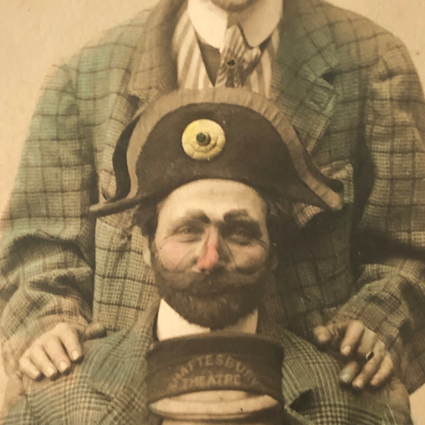 Circus Performer Clown Real Photo Postcard Post Card RPPC Vintage Les Ritchie