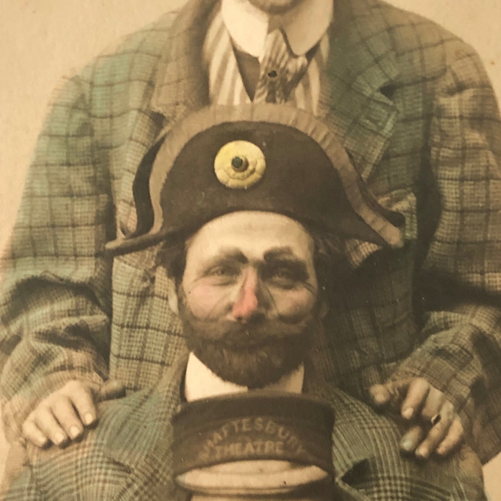 Circus Performer Clown Real Photo Postcard Post Card RPPC Vintage Les Ritchie