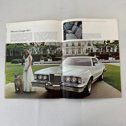 1974 Mercury Car Sales Brochure Catalog Marquis Montego Cougar Comet Monterey